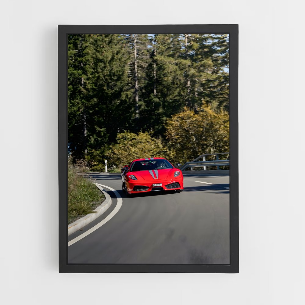 Poster scuderia de Vitesse – affiche Ferrari (vue 2)